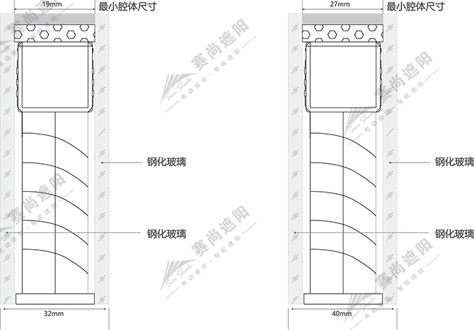 電動中空鋁百葉簾安裝方式圖
